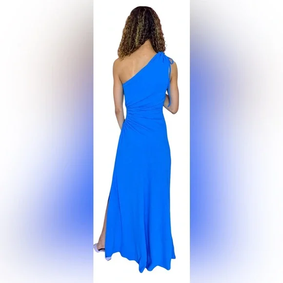 Entro NWT one shoulder maxi dress in size M - Picture 6 of 9